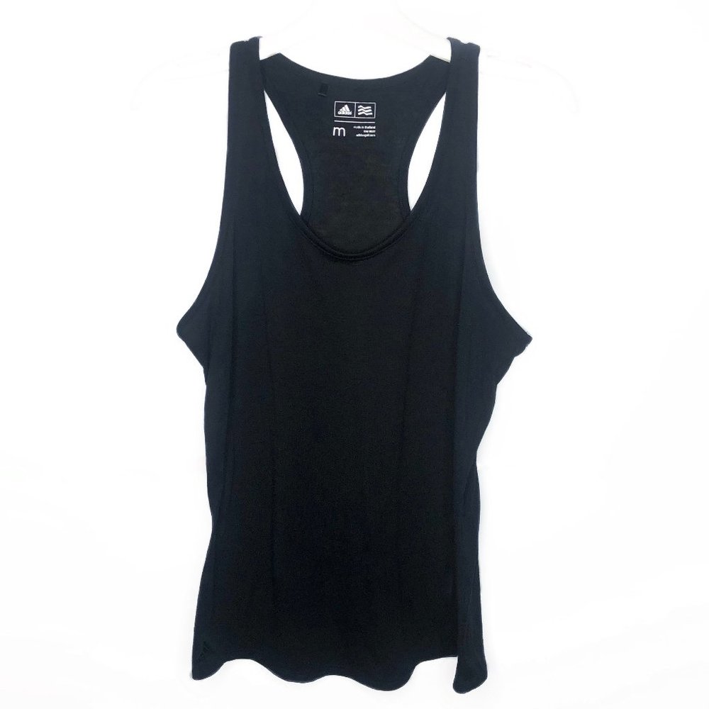 Adidas Racer Back Black Tank Top Size Medium